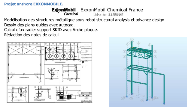 Projet onshore EXXONMOBIL
