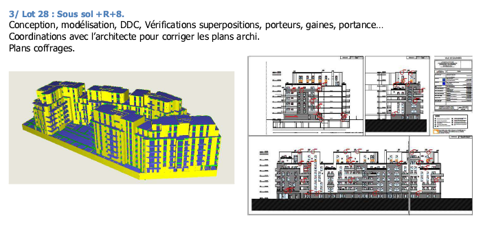 Ensemble résidentiel sous-sol + R+8