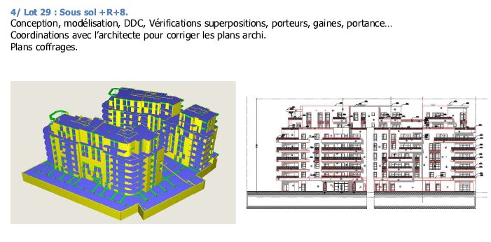 Ensemble résidentiel R+8